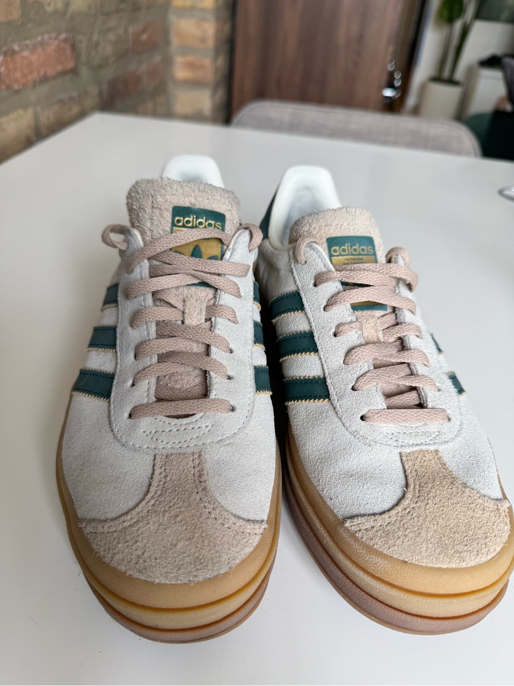 Adidas —  Bold Gazelle in Suede (women sz 7.5)
